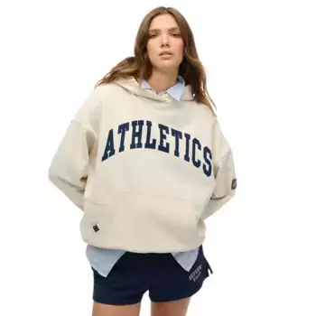 Худи Superdry Ath Ess Relaxed, бежевый