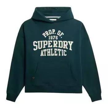 Худи Superdry Ath Ess Relaxed, зеленый