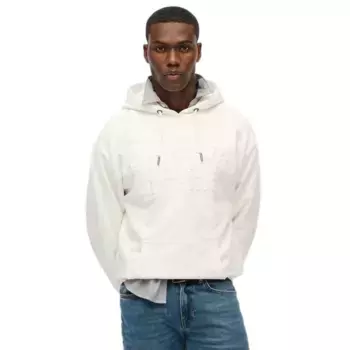 Худи Superdry Athletic Emboss Oversize, белый