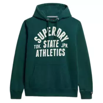 Худи Superdry Athletic Ess, зеленый