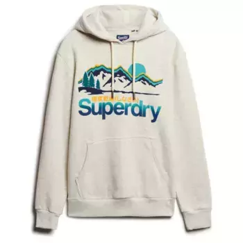 Худи Superdry Cl Great Outdoors Graphic, бежевый