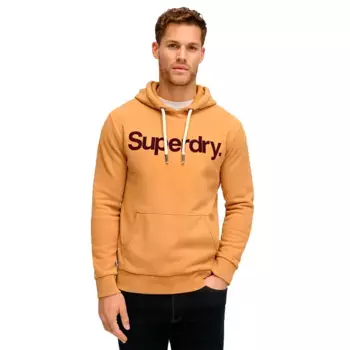 Худи Superdry Classic Core Logo, коричневый