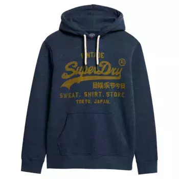 Худи Superdry Classic Vl Graphic, синий