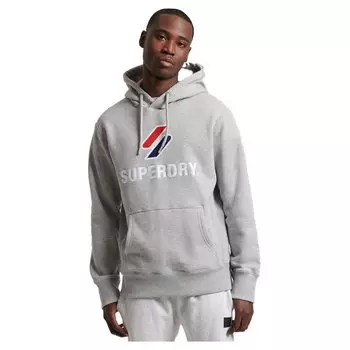 Худи Superdry Code SL Stacked Apq, серый