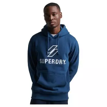 Худи Superdry Code SL Stacked Apq, синий