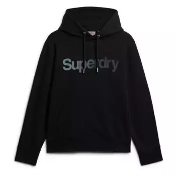 Худи Superdry Core Logo Fade Loose, черный