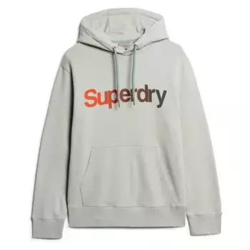 Худи Superdry Core Logo Fade Loose, серый