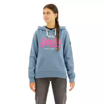 Худи Superdry Embellished Vl Graphic, синий