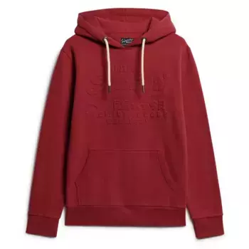 Худи Superdry Embossed Vl Graphic, красный