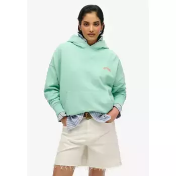Худи Superdry Essential Logo Gd, зеленый