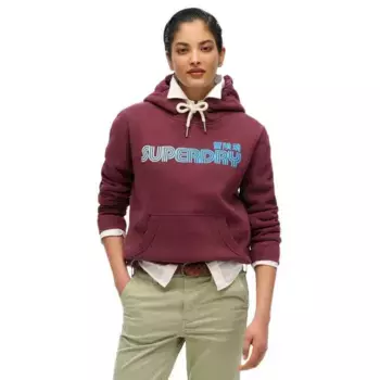 Худи Superdry Faded Core, фиолетовый