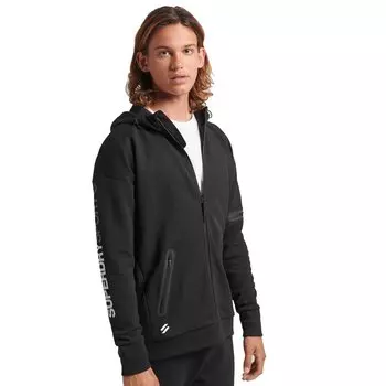 Худи Superdry Gymtech Zip, черный