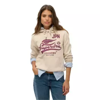 Худи Superdry High Flyers, бежевый
