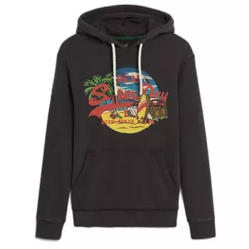Худи Superdry LA VL Graphic, черный