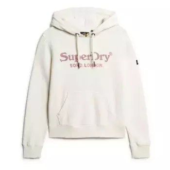 Худи Superdry Metallic Venue, бежевый