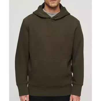 Худи Superdry Micro Logo Graphic Loose, зеленый