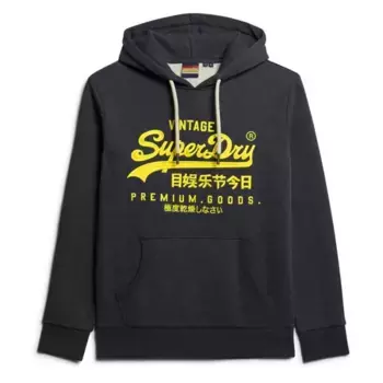 Худи Superdry Neon Vl Graphic, черный