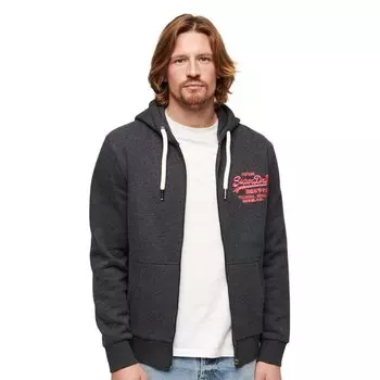 Худи Superdry Neon Vl, серый