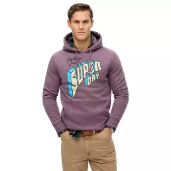Худи Superdry North Cali, фиолетовый