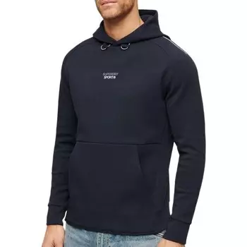 Худи Superdry Sport Tech Logo Loose, синий
