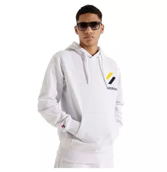 Худи Superdry Sportstyle Applique, белый