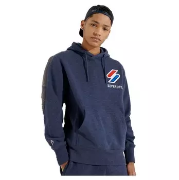 Худи Superdry Sportstyle Applique, синий