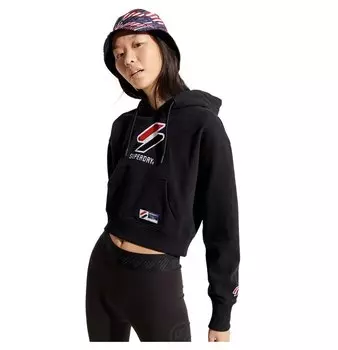 Худи Superdry Sportstyle Classic Boxy, черный