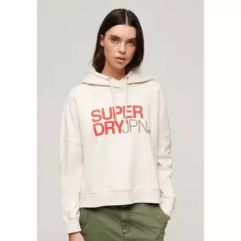 Худи Superdry Sportswear Logo Boxy, белый