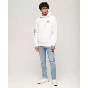 Худи Superdry Sportswear Logo Loose, белый