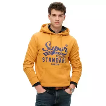 Худи Superdry Standard Script, желтый