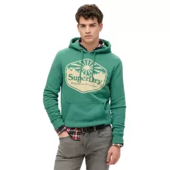 Худи Superdry Sun, зеленый