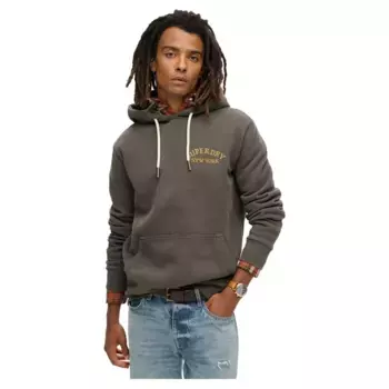Худи Superdry Tattoo Back, серый