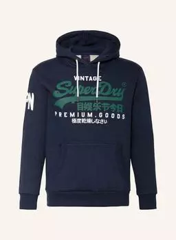 Худи Superdry, темно-синий