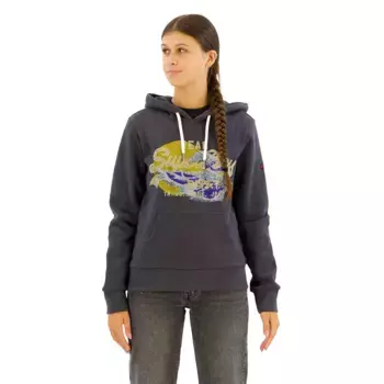 Худи Superdry Tokyo Vl Graphic, серый