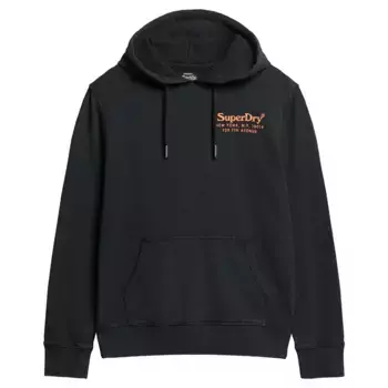 Худи Superdry Tonal Venue Logo, черный