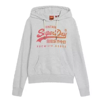 Худи Superdry Tonal Vl Graphic, серый