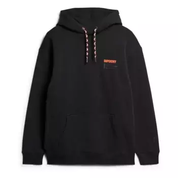 Худи Superdry Utility Sport Logo Loose, черный