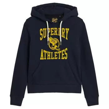 Худи Superdry Varsity Flocked Graphic, синий