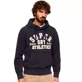 Худи Superdry Vintage Athletic, черный