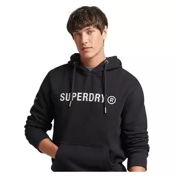 Худи Superdry Vintage Corp Logo Work, черный