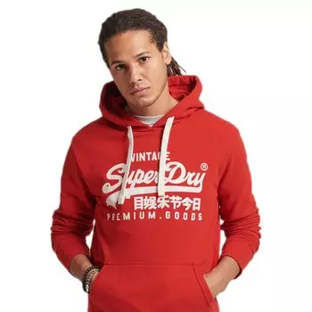 Худи Superdry Vintage Logo Heritage Hood Ub, красный