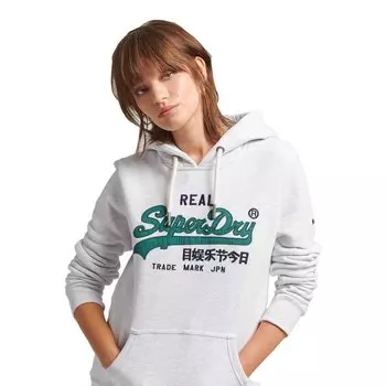 Худи Superdry Vintage Logo Heritage, серый