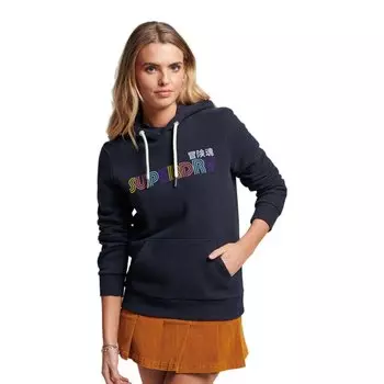 Худи Superdry Vintage Retro Rainbow, синий