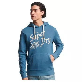 Худи Superdry Vintage Script Style Ww, синий