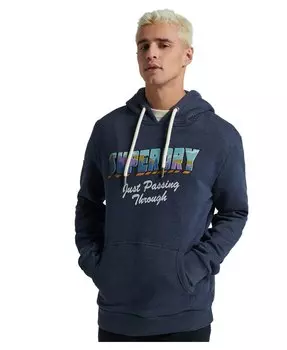 Худи Superdry Vintage Travel, синий