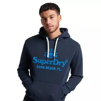 Худи Superdry Vintage Venue Neon, синий
