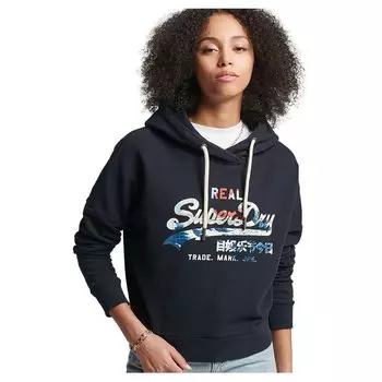 Худи Superdry Vintage Vl Narrative Ub, черный