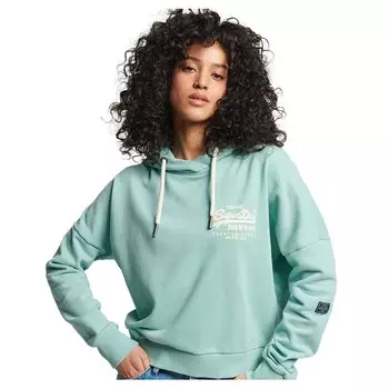 Худи Superdry Vintage Vl Narrative Ub, зеленый