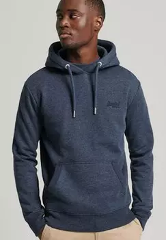 Худи Superdry Vintage, винтажный темно-синий меланж