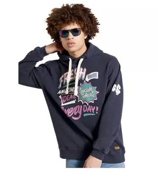 Худи Superdry Workwear, синий